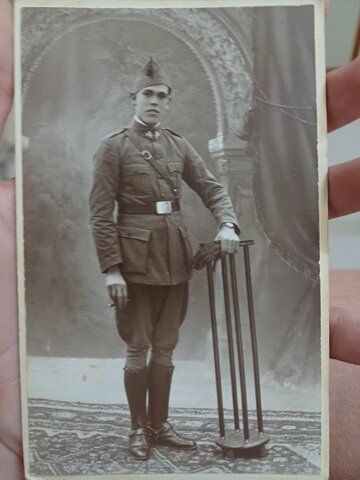 Servicio militar de mi abuelo paterno