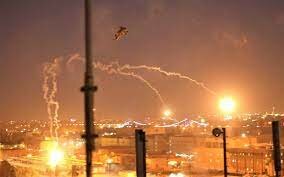Missle strike in Baghdad