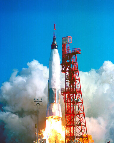 NASA began Mercury project using Atlas rocket