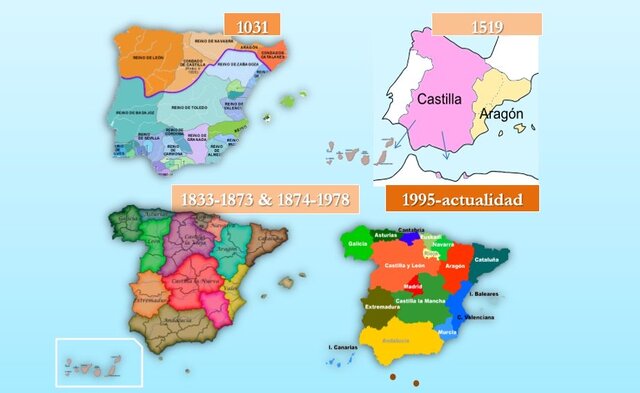 Se estableció la España de las autonomías y una nueva organización descentralizada del territorio.