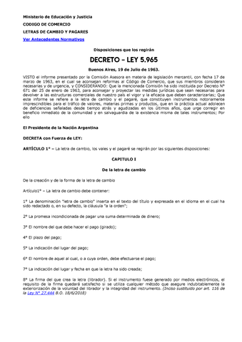 Sanción del Decreto-Ley 5965/63