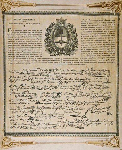 Declaración de la Independencia