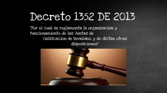 Decreto 1352  de 2013