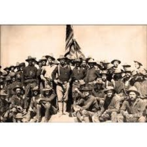 The Rough Riders at San Juan Hill
