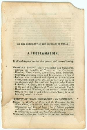 The Treaty of Friendship and Commerce is signed