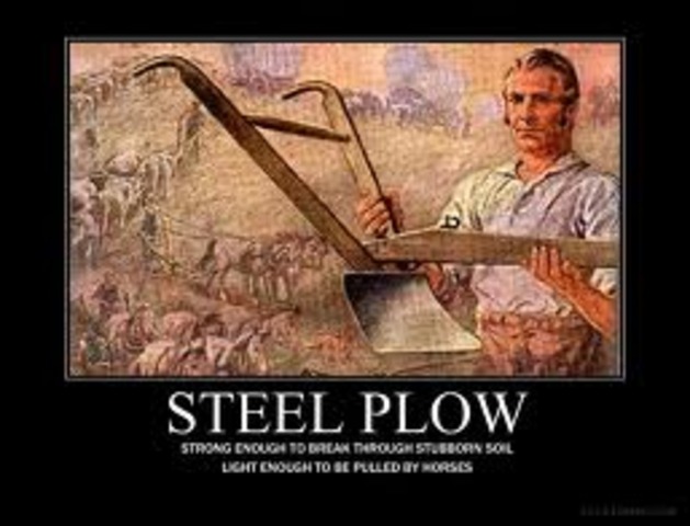 he invinted the steel plow in 1837