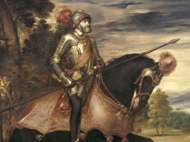 Carlos I llega a la peninsula