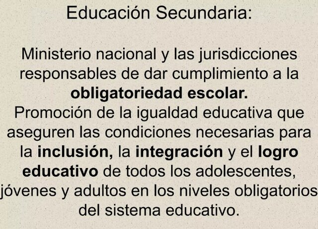 Ley de Educación Nacional