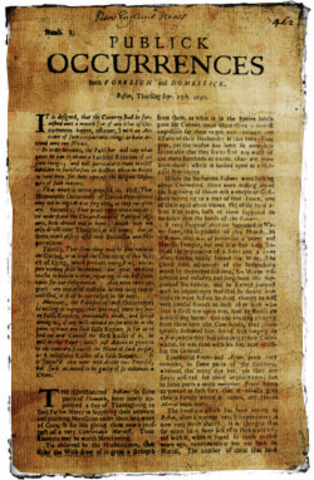the first newspaper