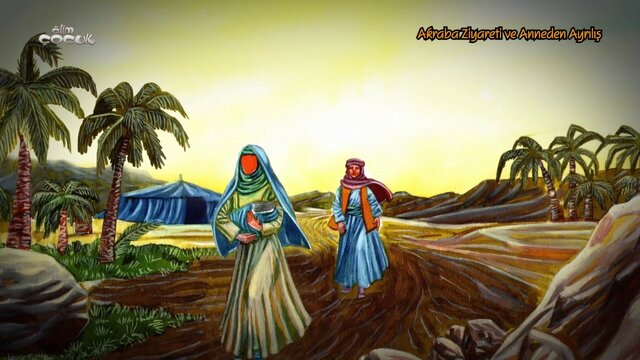 Dört sene süt annesi Halime'nin yanında kaldıktan sonra ailesine dönüşü.