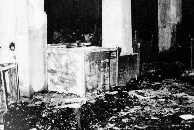 Incendios por manifestantes