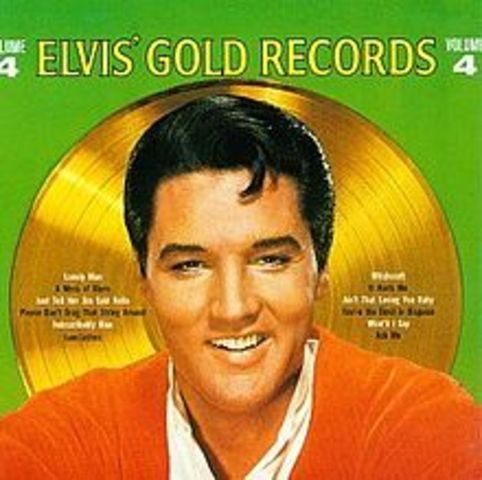 Elvis releases his fifth gold record