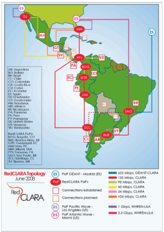 Red CLARA (Cooperación Latino Americana de Redes Avanzadas)