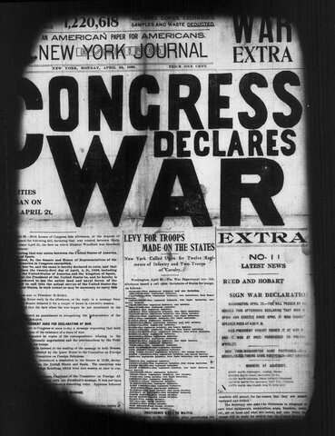 U.S. declares war on Spain