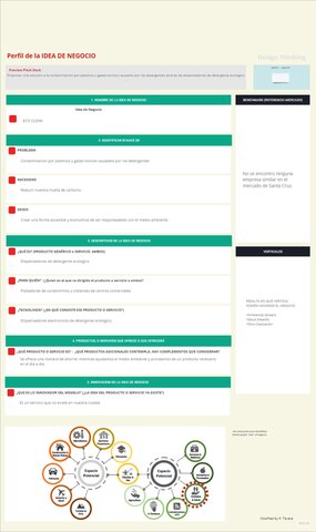 Perfil de la idea de negocios