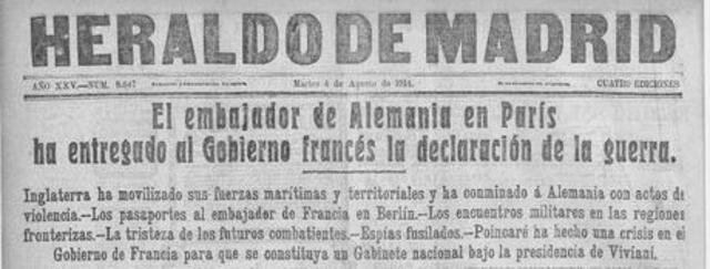 Alemania le declara la guerra a Francia