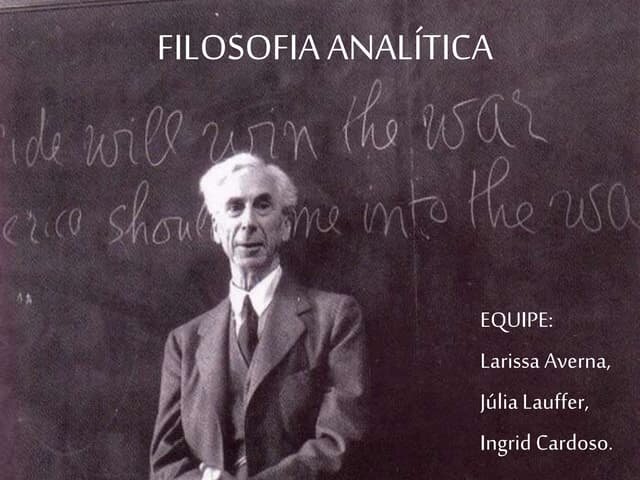 La filosofía analítica