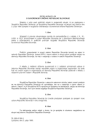 Deklaracija o suverenosti države Republike Slovenije