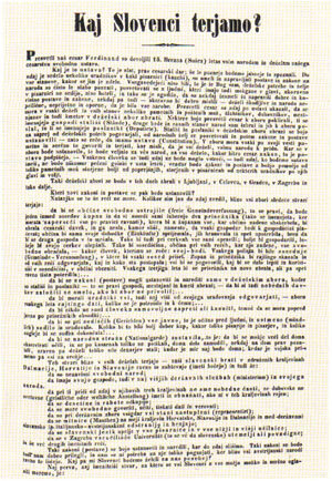 POMLAD NARODOV IN ZEDINJENA SLOVENIJA