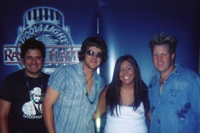 Went backstage with Rascal Flats