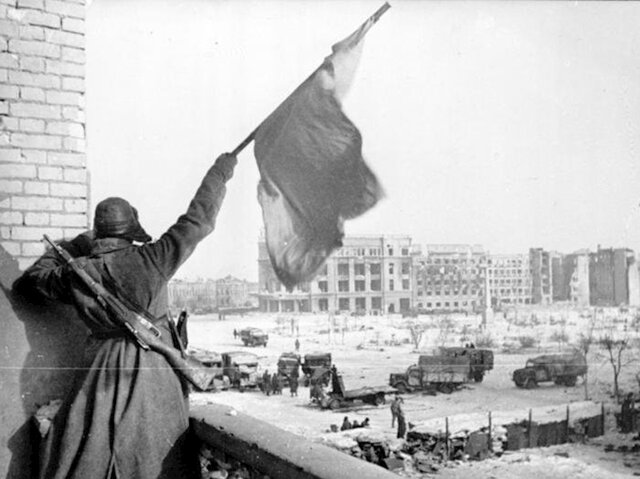 German defeat at Stalingrad.