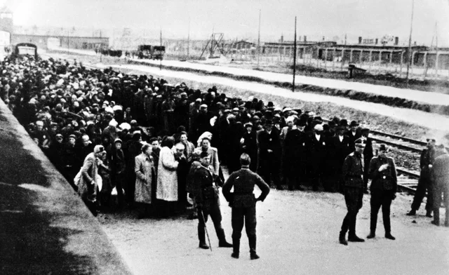 First transport of Gypsies to Auschwitz.