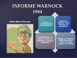 INFORME WARNOCK: PRINCIPIOS GENERALES