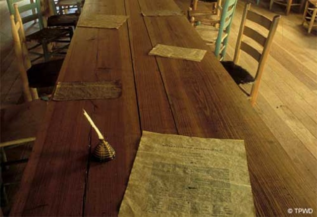 Stephen Austin meets with Mexican President Santa Anna