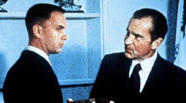 Forrest meets President Nixon