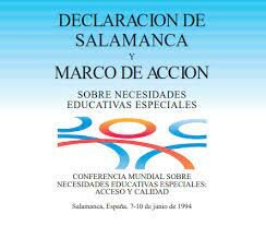 CONFERENCIA MUNDIAL SOBRE NECESIDADES ESPECIALES