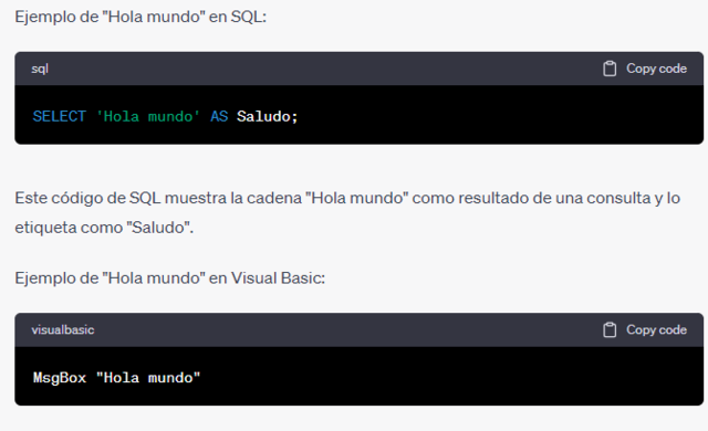 Inicio de Lenguajes de Cuarta Generación