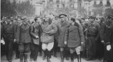 Les tropes de Franco arriben a la frontera de Catalunya.