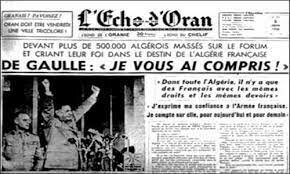 De Gaulle concede la independencia a Argelia