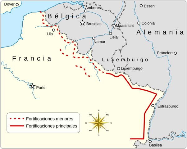 La Francia crea la linea Maginot