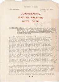 Allies condemned in an official declaration the mass murder.