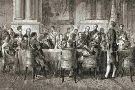 Napoleón abdica Congreso de Viena