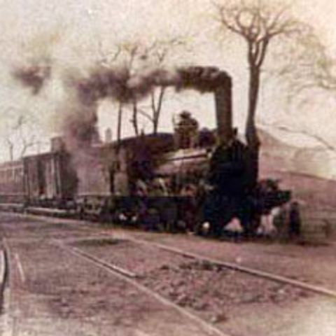 Primera línea de ferrocarril