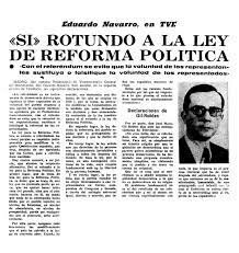 Aprobación por referéndum de la ley de reforma política