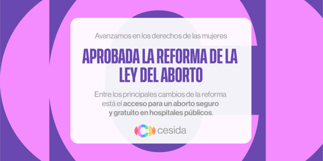 Reforma de la Ley Aborto