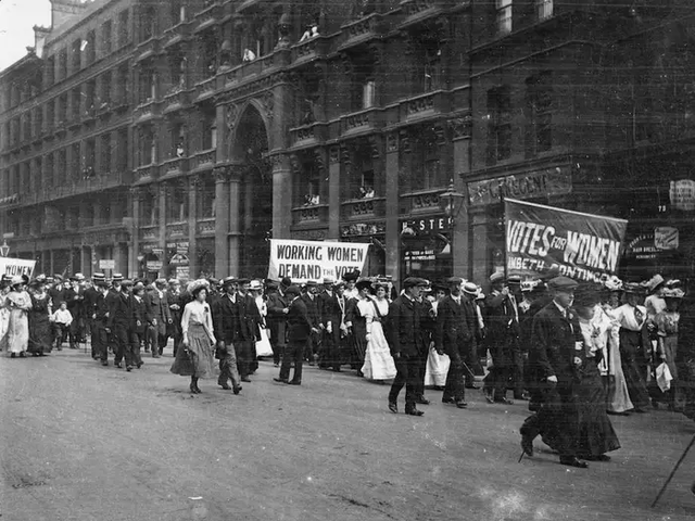 Women won the right to vote in the United States