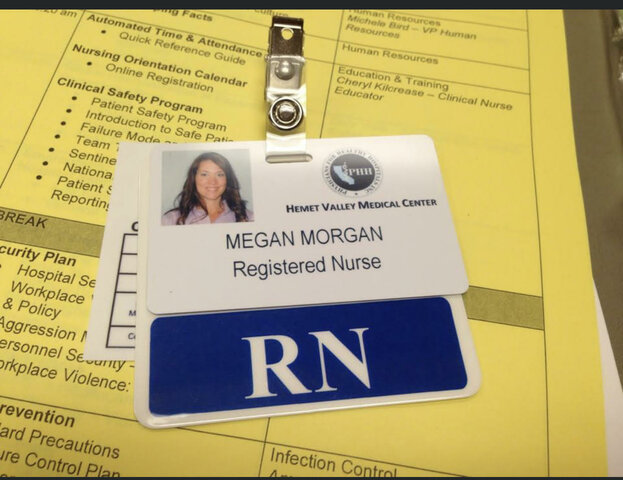 First RN job Hemet Hospital