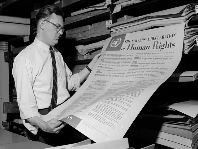 The Universal Declaration of Human Rights is adopted by the United Nations