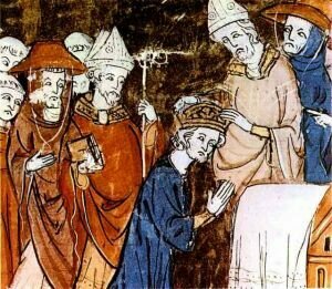 Pepijn de Korte koning gekroond