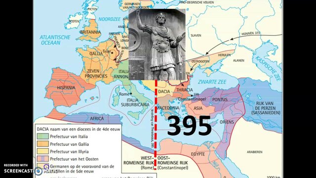 Splitsing romeinse rijk