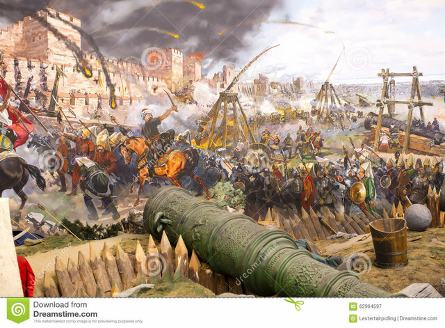 VAL van constantinopel door de selsjoeken