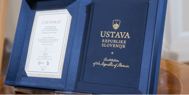 Sprejetje slovenske ustave
