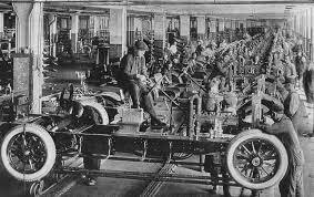 henry ford introduces the medel t and the assembly line
