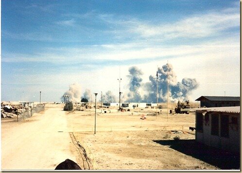 U.S. troops destroy munitions dump at Khamisiyah