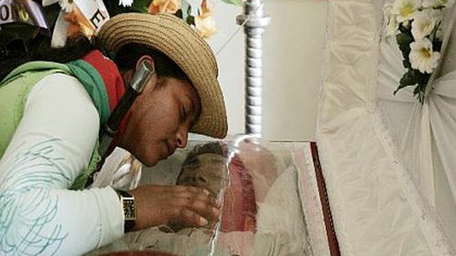 Asesinato del líder indígena Edwin Legarda en el departamento del Cauca.