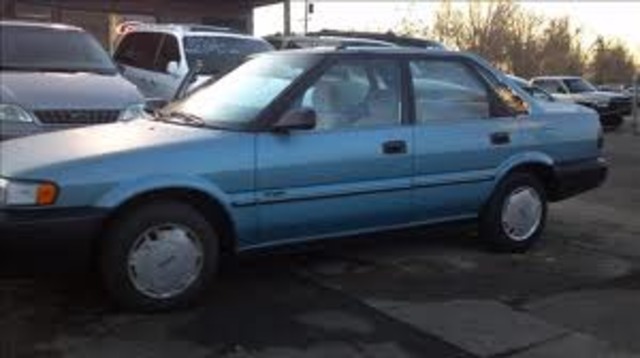 My dads Geo Prizm